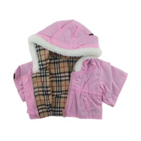 Pink Furry Coat Open
